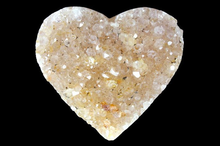 Quartz Crystal Cluster Heart - Uruguay #128712